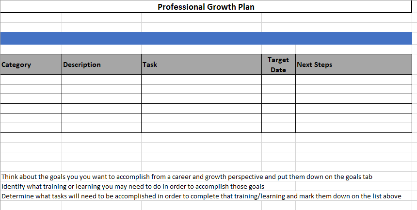 Goals and Professional Growth Plan